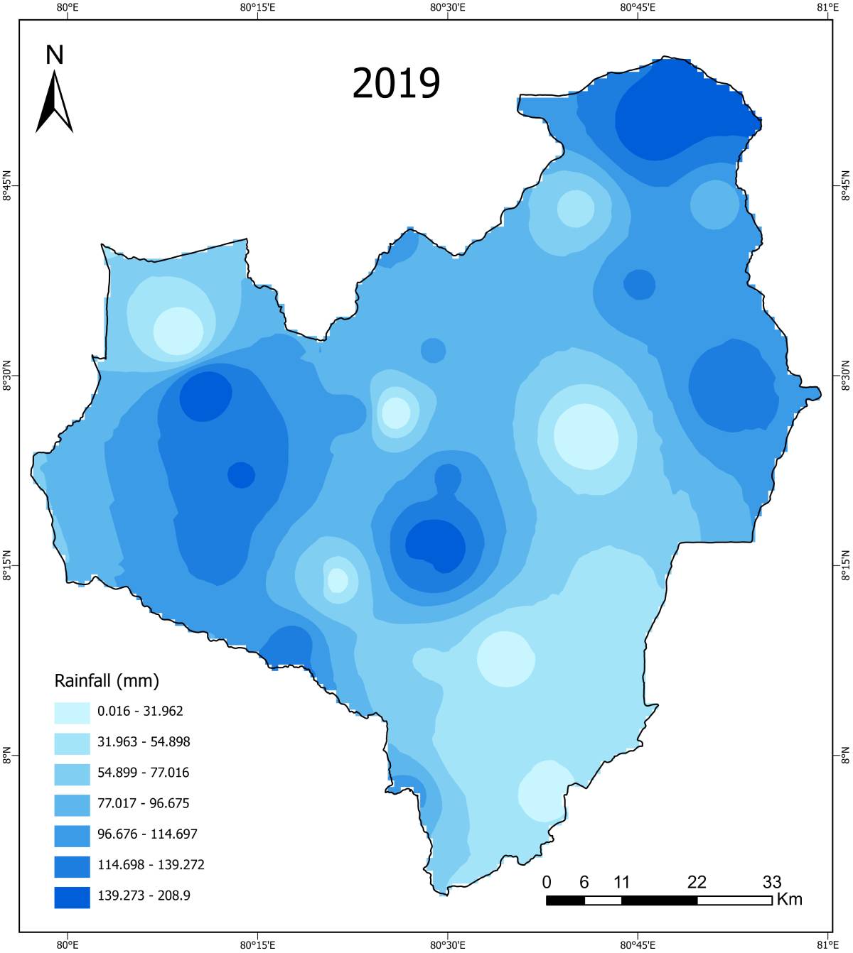 Rainfall Maha 2019